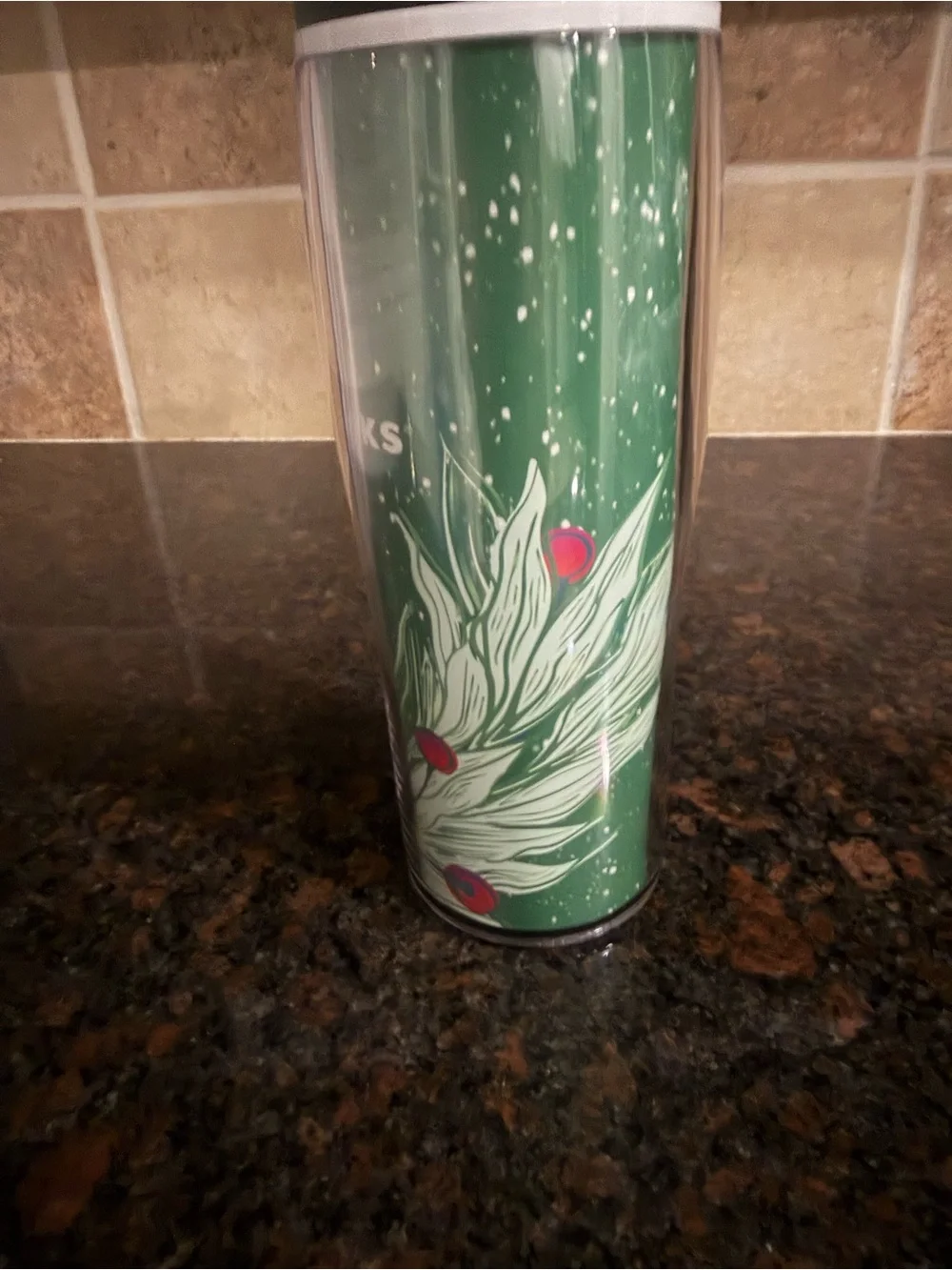 Starbucks travel holiday tumbler 16 oz